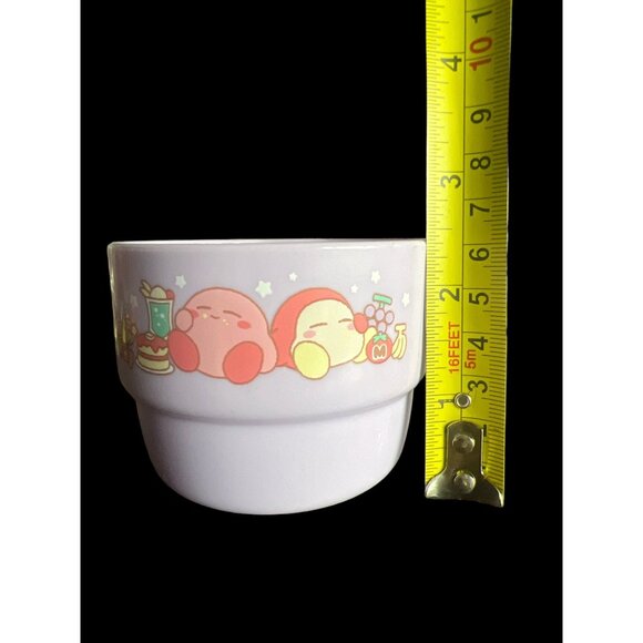 KIRBY Single OSK Purple Plastic Mug Made In Japan, Kawaii Cups Nintendo - Picture 5 of 6